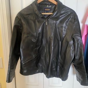 Leather jacket, excellent condition. Coach leather is so soft.